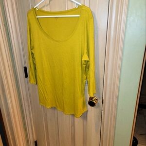 Misses sz XL Coldwater Creek scoop neck Green shirt